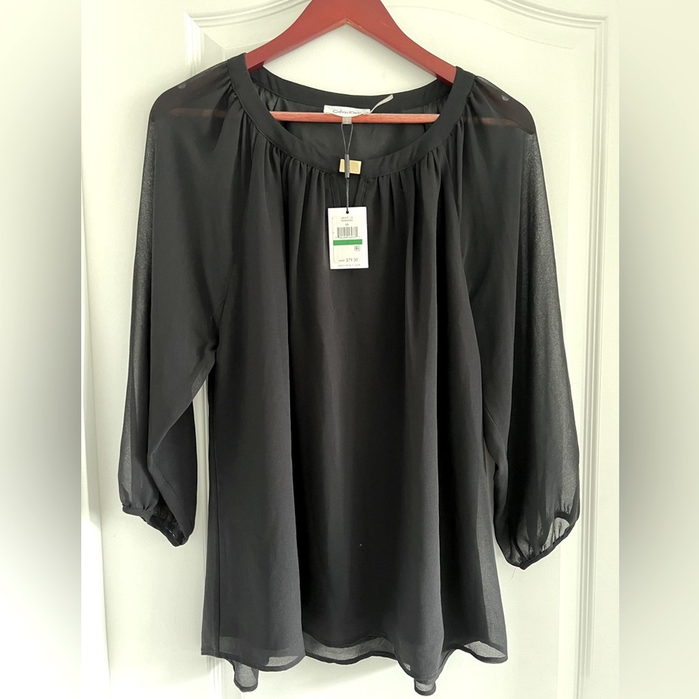 Calvin Klein chiffon blouse